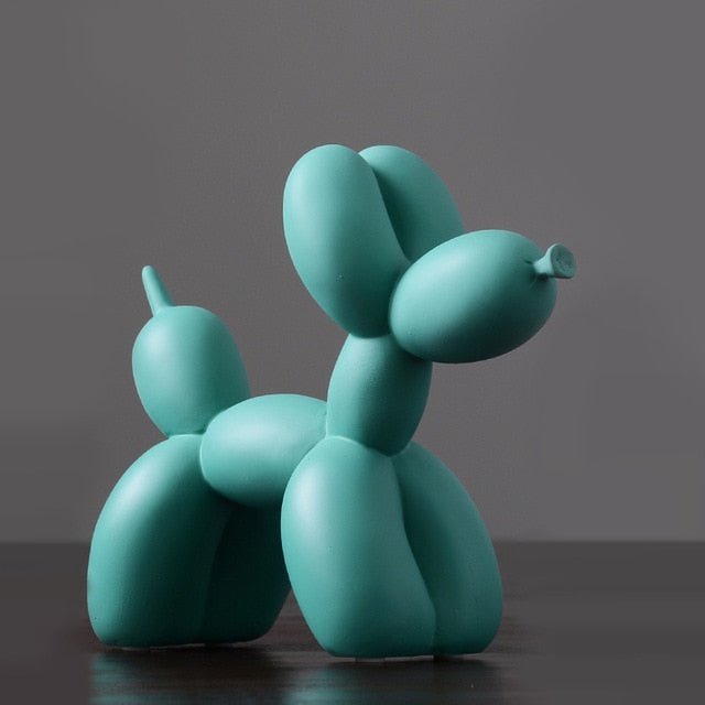 Decoratief ballon hond beeld van resin voor moderne woondecoratie | Sansoti