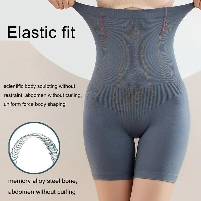 Corrigerende Short Hoge Taille Dames Shapewear Buikcontrole Onderbroek Naadloos Stretch Comfortabel Zwart | Sansoti