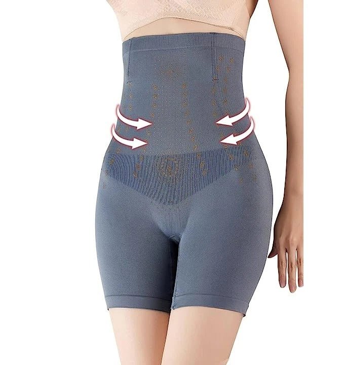 Corrigerende Short Hoge Taille Dames Shapewear Buikcontrole Onderbroek Naadloos Stretch Comfortabel Zwart | Sansoti