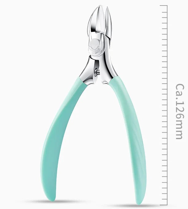 Ergonomische Nagelknipper met Beschermkap voor Dikke Nagels 25° Gebogen Klingen Chirurgisch Edelstaal Veilig Knippen | Sansoti