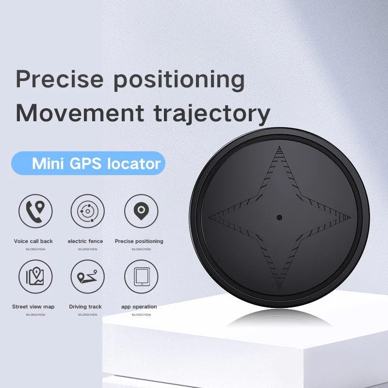 Traceur GPS magnétique compact 4G avec suivi en temps réel, surveillance de la localisation des véhicules, animaux et bagages, étanche | Sansoti