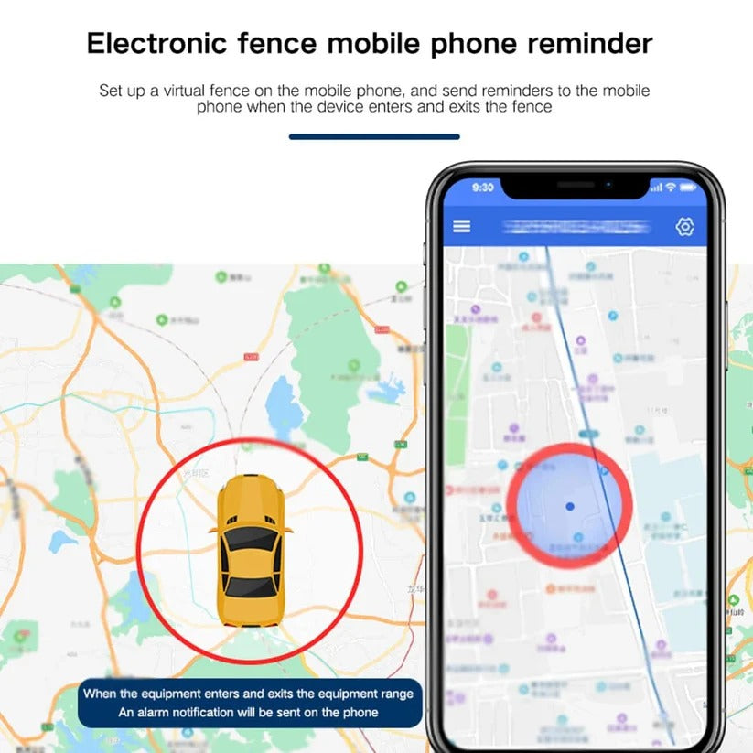 Traceur GPS magnétique compact 4G avec suivi en temps réel, surveillance de la localisation des véhicules, animaux et bagages, étanche | Sansoti