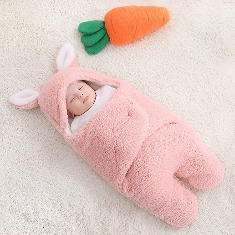 Baby Blanket Soft Fleece Swaddle Blanket Newborn Baby 70x84cm Blue Pink White Brown Crib Blanket Nursery | Sansoti