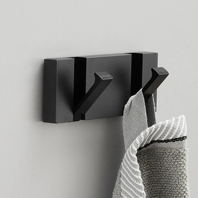 Wandhaak Opvouwbaar RVS Zwart Goud Kapstok Haak Badkamer Hal Keuken Inklapbaar Minimalistisch Design Jashaak Handdoekhaak | Sansoti