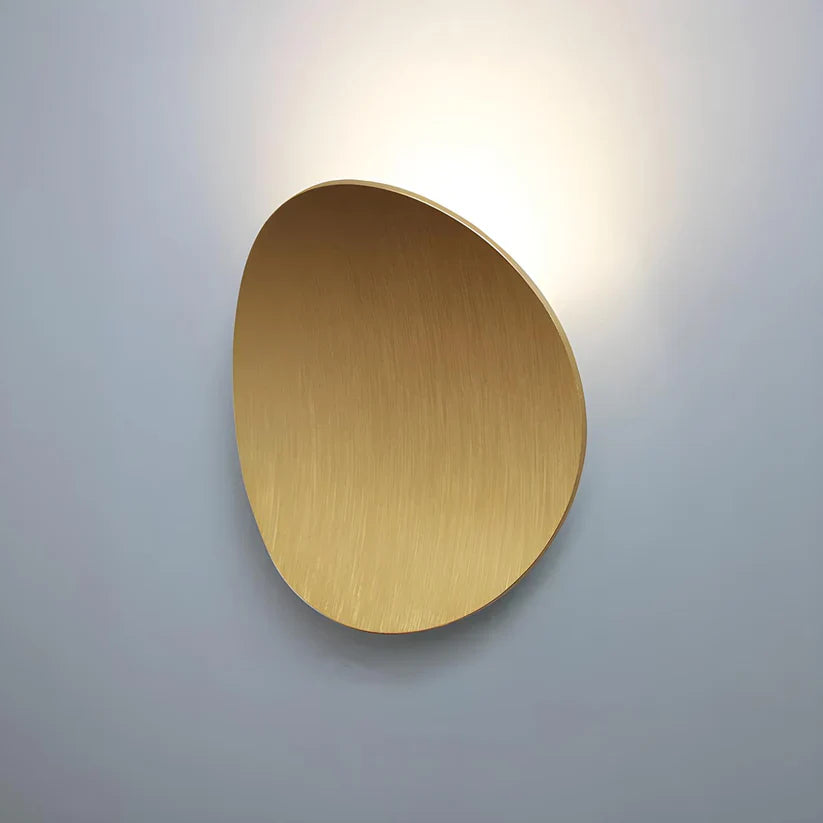 Metalen Wandlamp Schijf Aluminium LED 7W Zwart Wandverlichting Binnen Modern Minimalistisch Design Sfeerverlichting | Sansoti