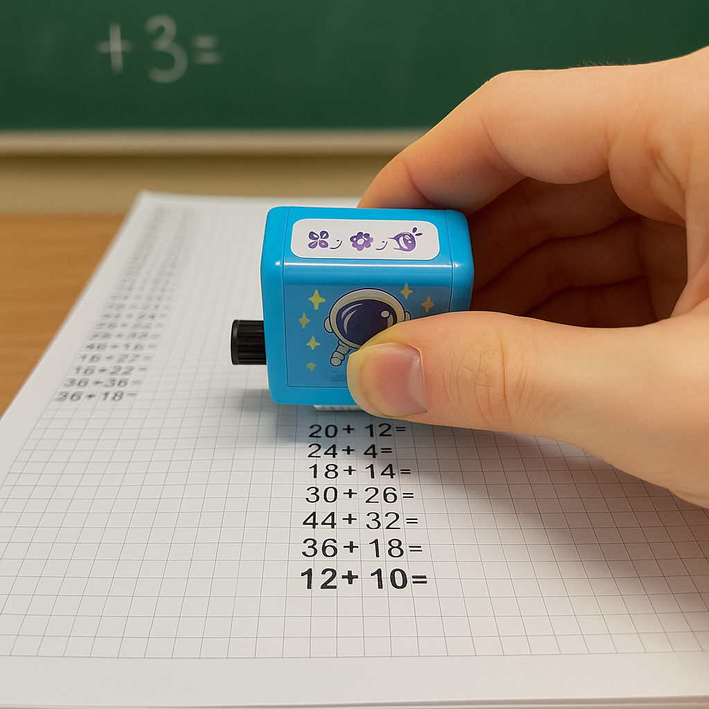 Rekenspel Dobbelsteen met Bewerkingstekens — Educatief Spel voor Kinderen | Sansoti