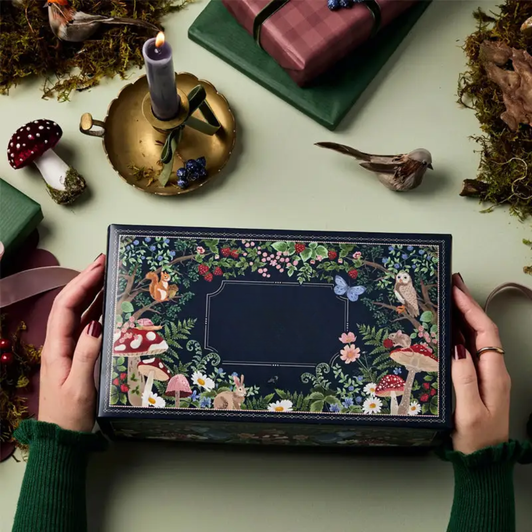 Schrijfwaren Adventskalender 24 Verrassingen Winterbos Design voor Liefhebbers Creatief Geschenk | Sansoti