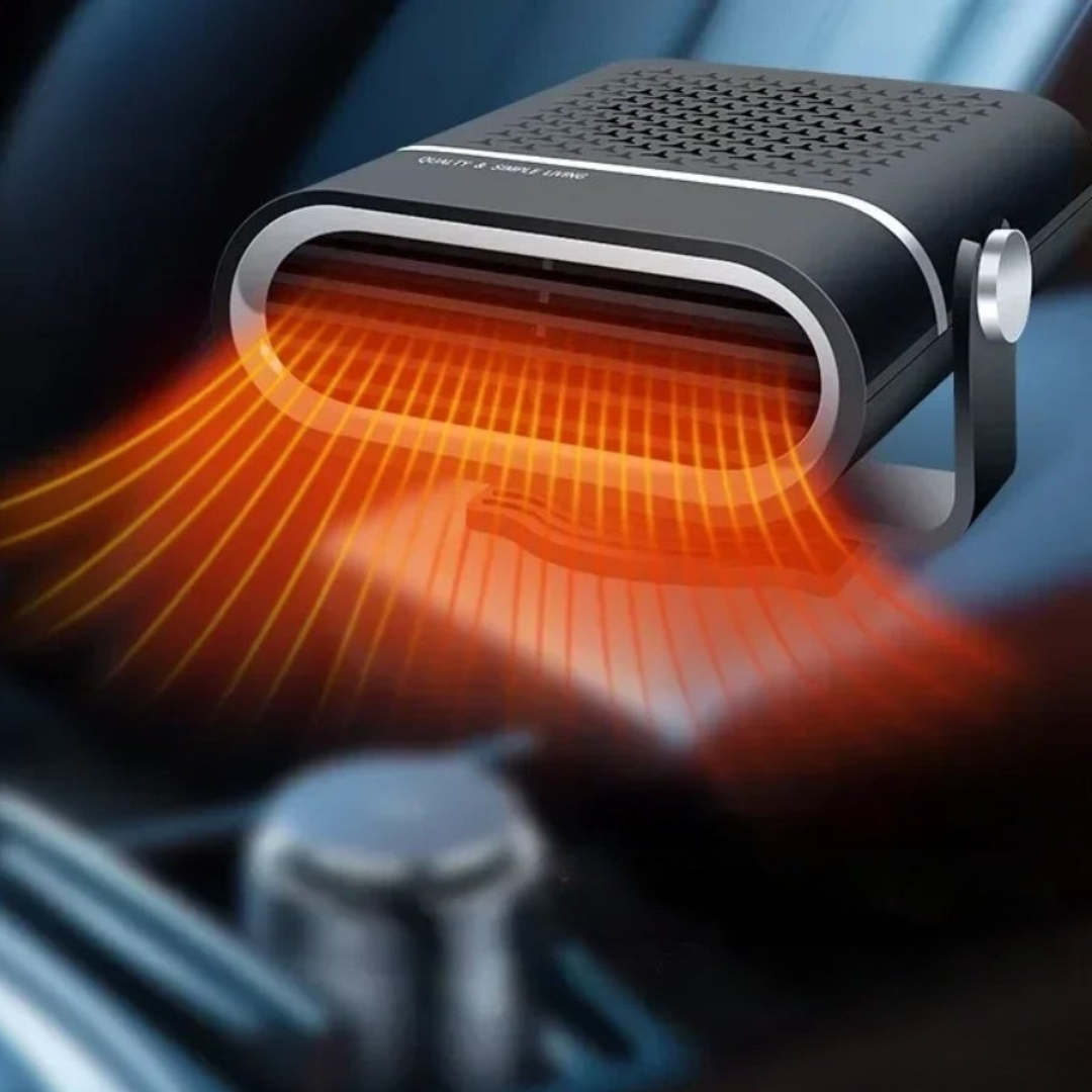 12V Autoraamverwarmer USB Verwarmingsventilator Ontdooier Zwart Draagbaar Compacte Airco Auto Interieur | Sansoti