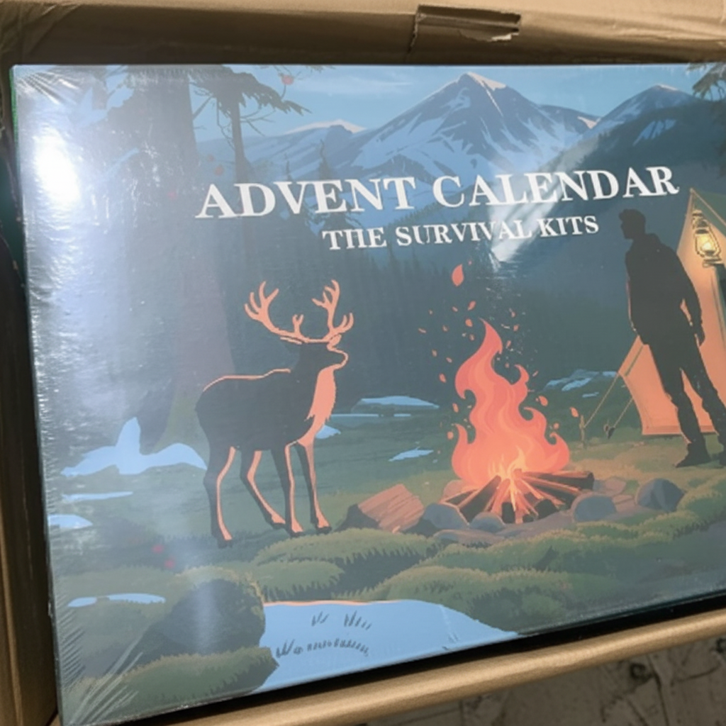 Adventskalender met 24 Outdoortools – Dagelijkse Verrassing voor Kamperen Wandelen Avontuur en Outdoor | Sansoti