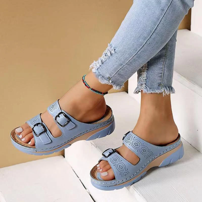 Orthopedische Sandalen Dames met Verstelbare Gespen en EVA-Zool Comfortabel en Ondersteunend Zomerschoeisel | Sansoti