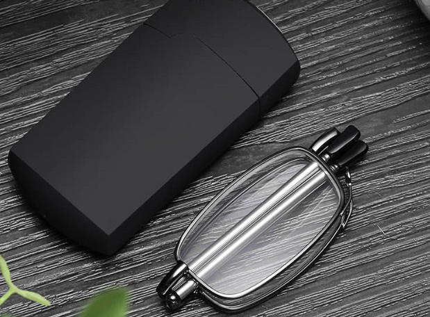 Foldable Reading Glasses with Case, Compact and Travel-Friendly, Various Strengths, Handy Reading Aid on the Go | Sansoti