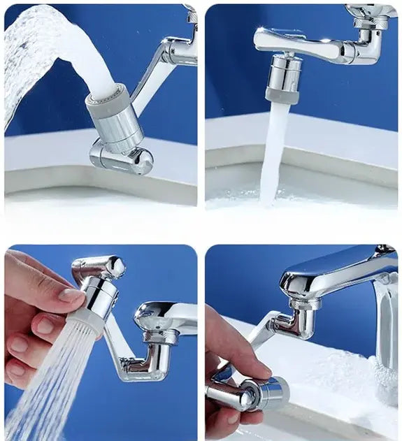 360° Draaibare Wastafeluitloop – Flexibele Waterstraal met 2 Stromingsmodi | Sansoti
