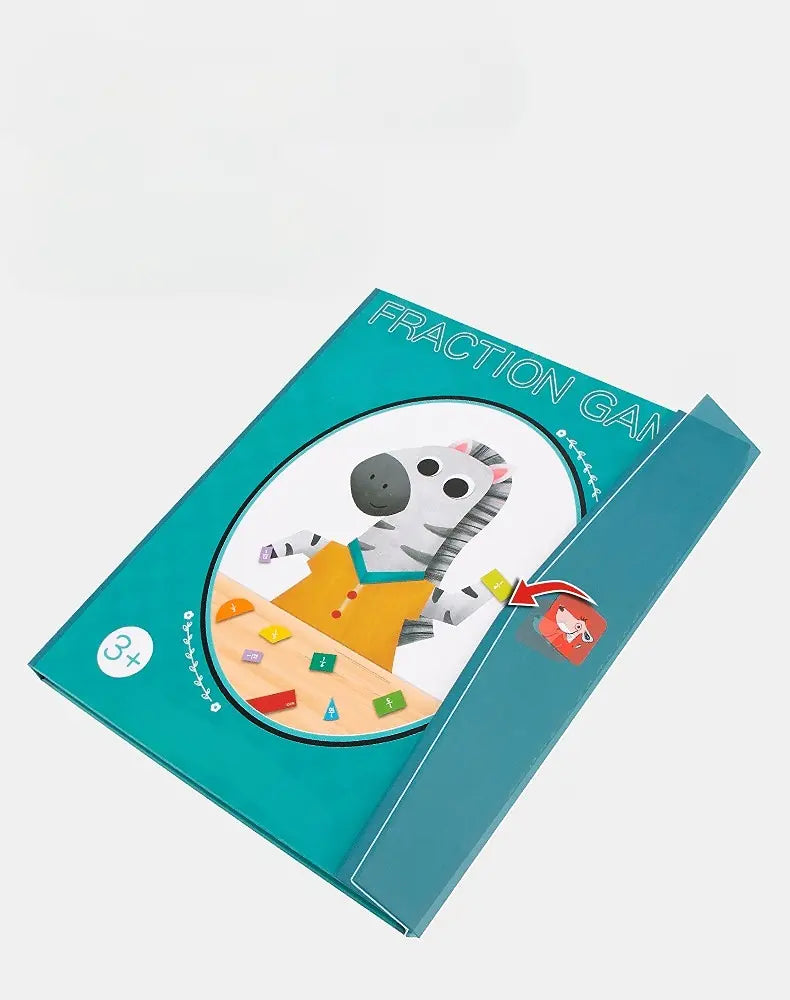 Educatieve Breuken Puzzel met Magnetische Stukken – Wiskundige Leermethode voor Kinderen | Sansoti