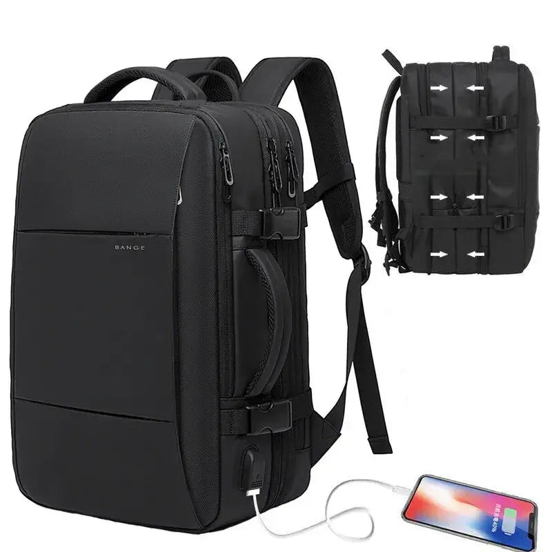 Business Casual Rugzak Zwart Blauw Groen Grijs Roze | Veelzijdige Dagrugtas voor Werk Reizen Laptop School | Premium Waterdichte Polyester Reis Backpack 15 inch Laptopvak | Ergonomische Gewatteerde Schouderbanden | Sansoti