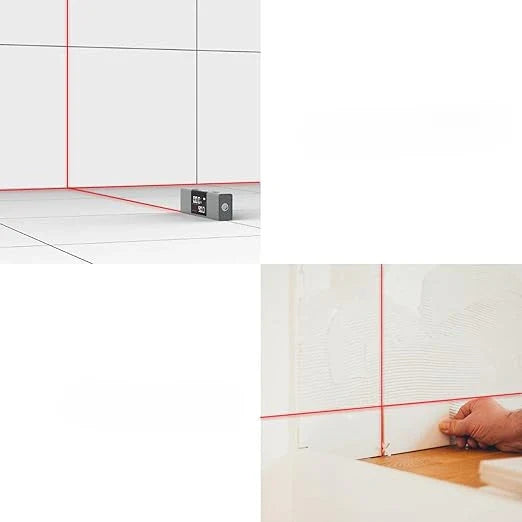 360° Laser Level with LED Display — Self-Leveling Cross Line Laser Construction Tool | Sansoti