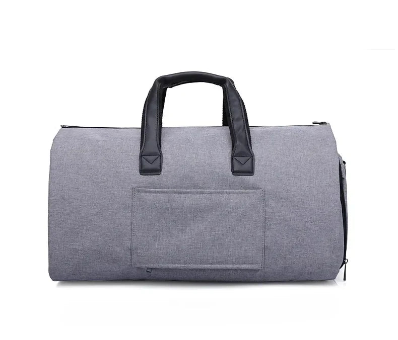 Multi-Functional Travel Bag Black – Compact Clothing Bag for Suits with Shoe Compartment and Storage Space | Sansoti