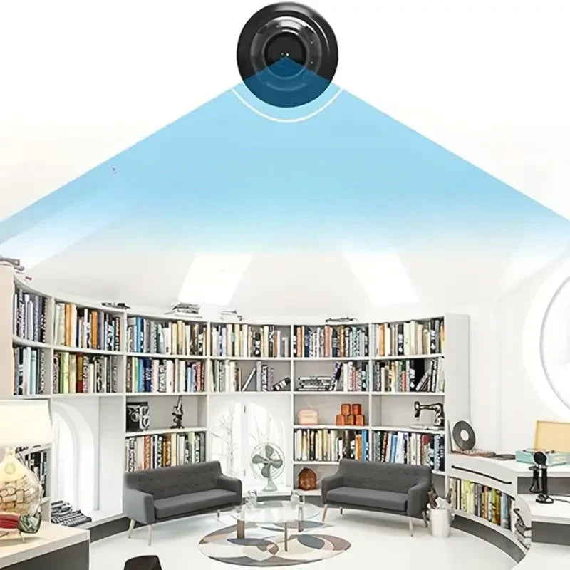 Compacte HD Beveiligingscamera 1080P – Verborgen Monitoring voor Thuis en Kantoor met Nachtzicht | Sansoti