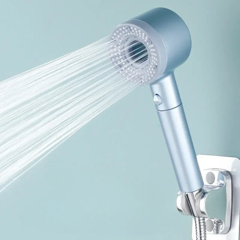 Hand Shower with 5 Adjustable Settings – Water-Saving Shower Head with Increased Pressure – Bathroom Accessory for Low Water Pressure | Sansoti