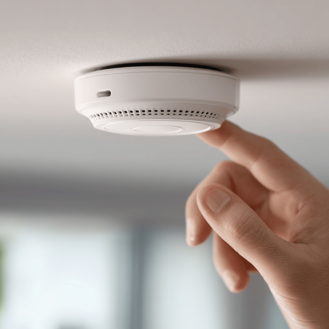Slimme WiFi Rookmelder met Warmtesensor Bluetooth Indoor Plafond of Muurbevestiging | Smart Rookdetector Tuya App Plafondmontage Brandbeveiliging Alarm 85dB | Sansoti