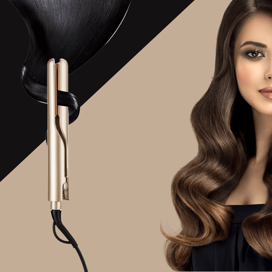 Multifunktionaler Haarstyler für lockiges und glattes Haar Keramisches Stylinggerät Professionell für Zuhause und Salon | Sansoti