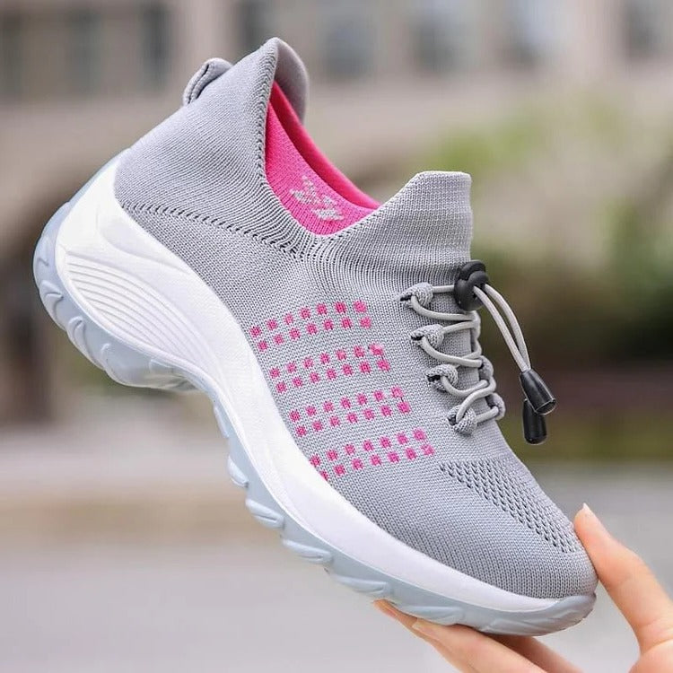 Orthopedische Sneakers met Brede Pasvorm Voetboogondersteuning en Demping voor Maximaal Loopcomfort Dagelijks | Sansoti