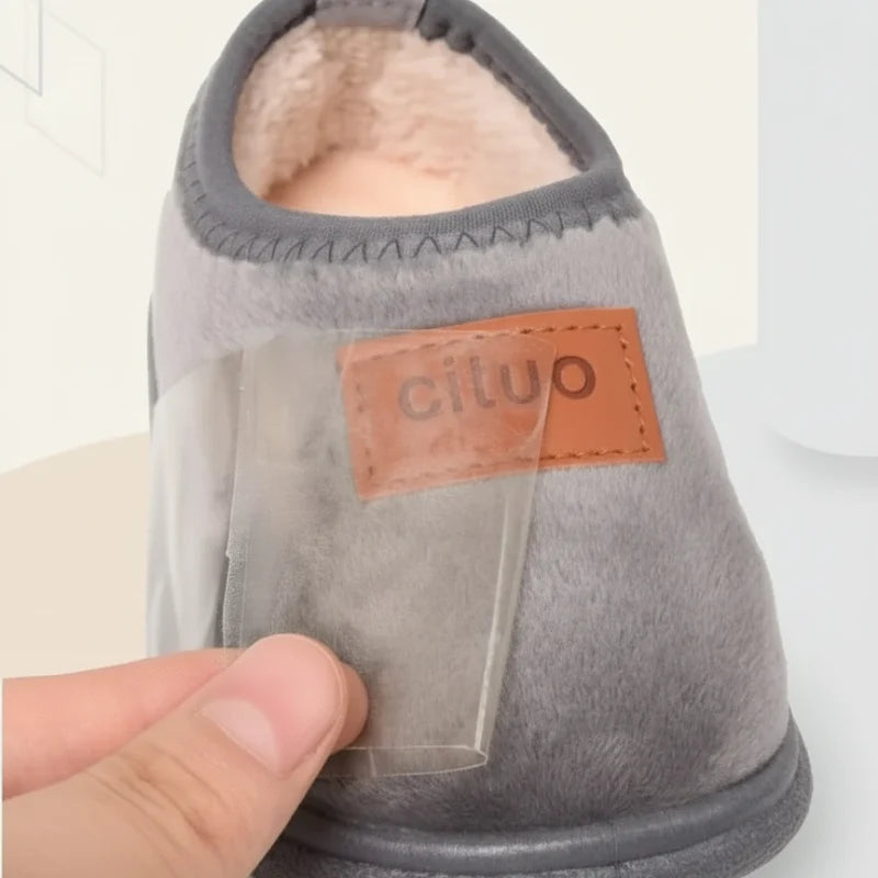 Pantoufles d’hiver douces pour enfants avec semelle antidérapante, doublure chaude, confort, chaussures d’intérieur pour tout-petits et enfants d’âge préscolaire | Sansoti