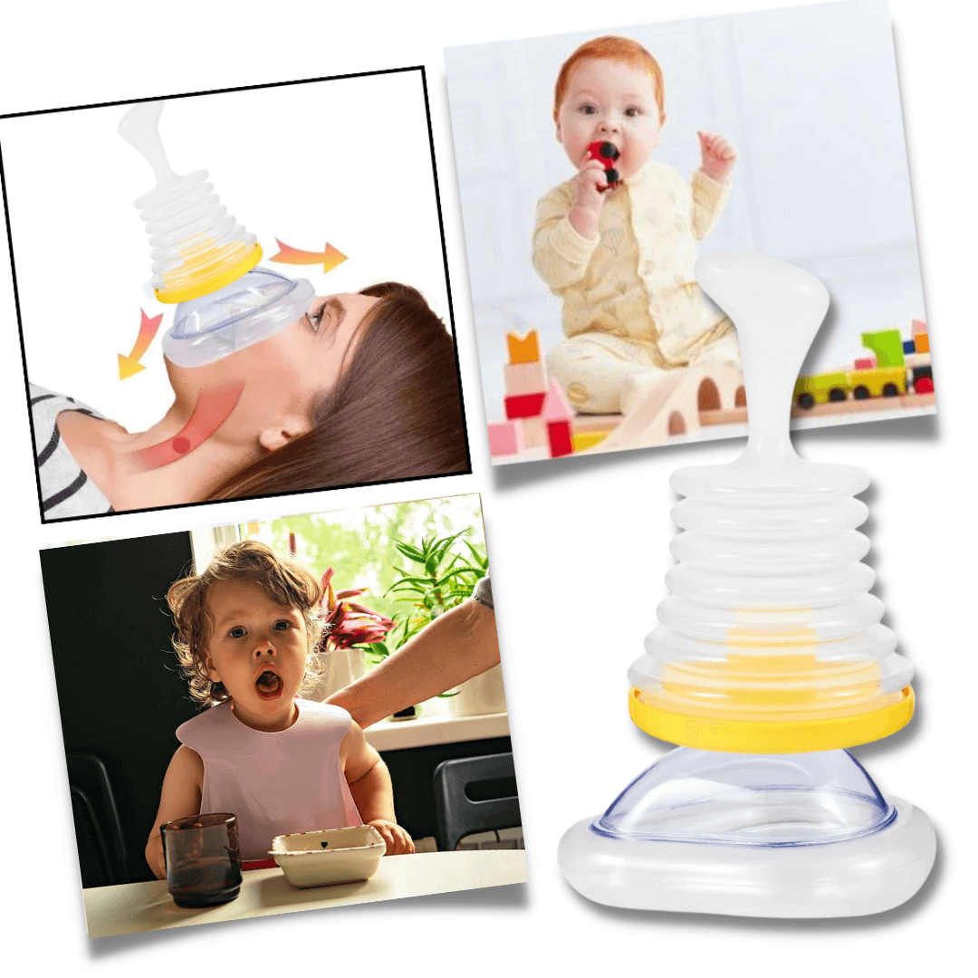 Choking Aid Vacuum Pump, Compact Emergency Device for Home, Car, Travel, Family Safety and Preservation | Sansoti