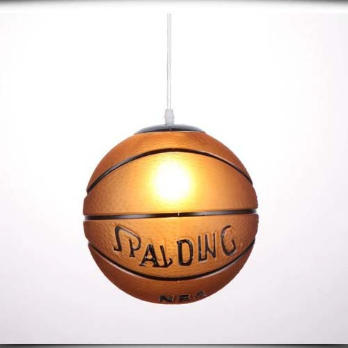 Kinderzimmer Deckenleuchte Fußball Basketball LED 30cm Glas Design | Restfield