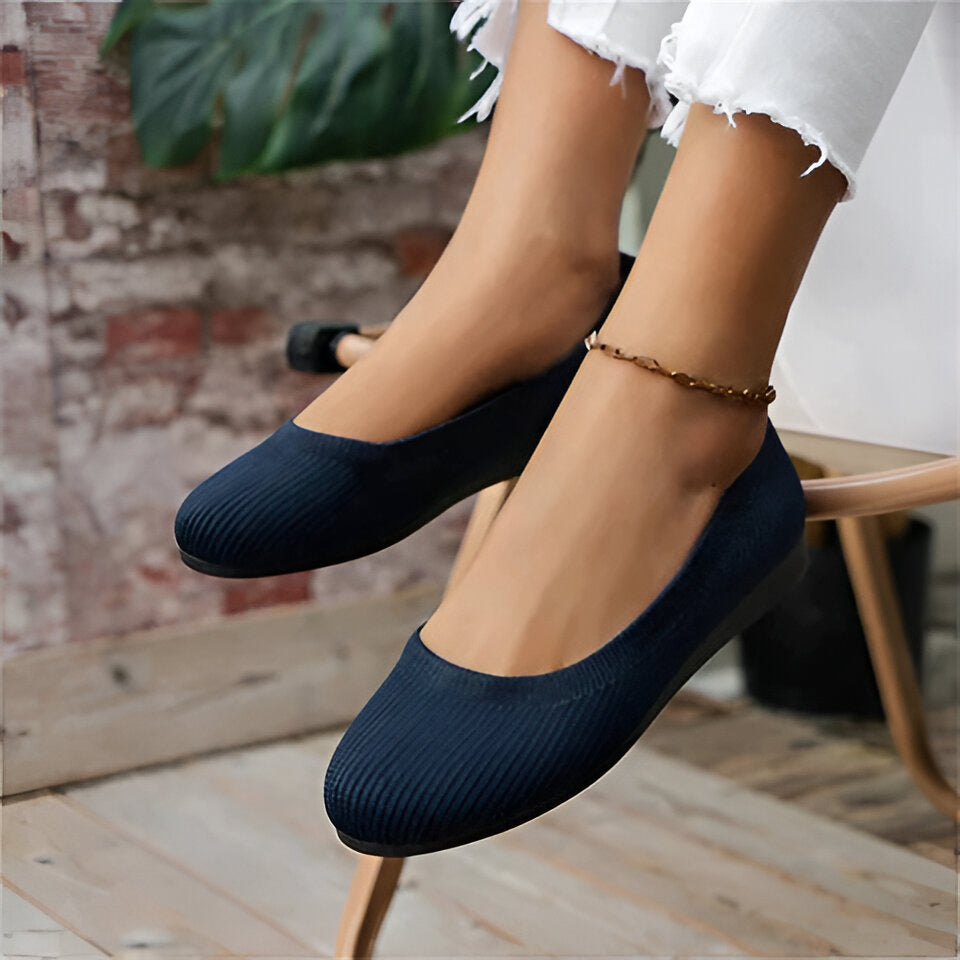 Orthopädische Slip-On-Schuhe für Damen mit Memory Foam, rutschfest, bequem zum Gehen, mit Fußgewölbestütze für den Alltag | Sansoti