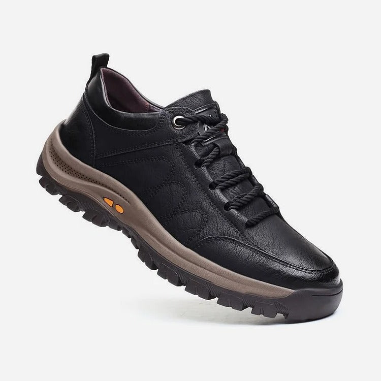 Herrenschuhe aus Leder, handgenäht, rutschfest, mit Fußgewölbeunterstützung, atmungsaktiv und komfortabel, Loafer für den täglichen Gebrauch, Casual | Sansoti