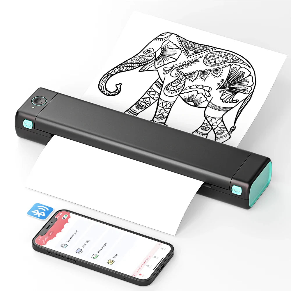 Thermodrucker Bluetooth Drahtlos Tintenlos Kompakt MK500 Mobiles Drucken | Restfield