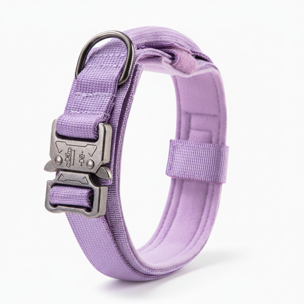 Adjustable Dog Collar with Handle and Soft Padding for Active Dog Training Walking Control | Sansoti