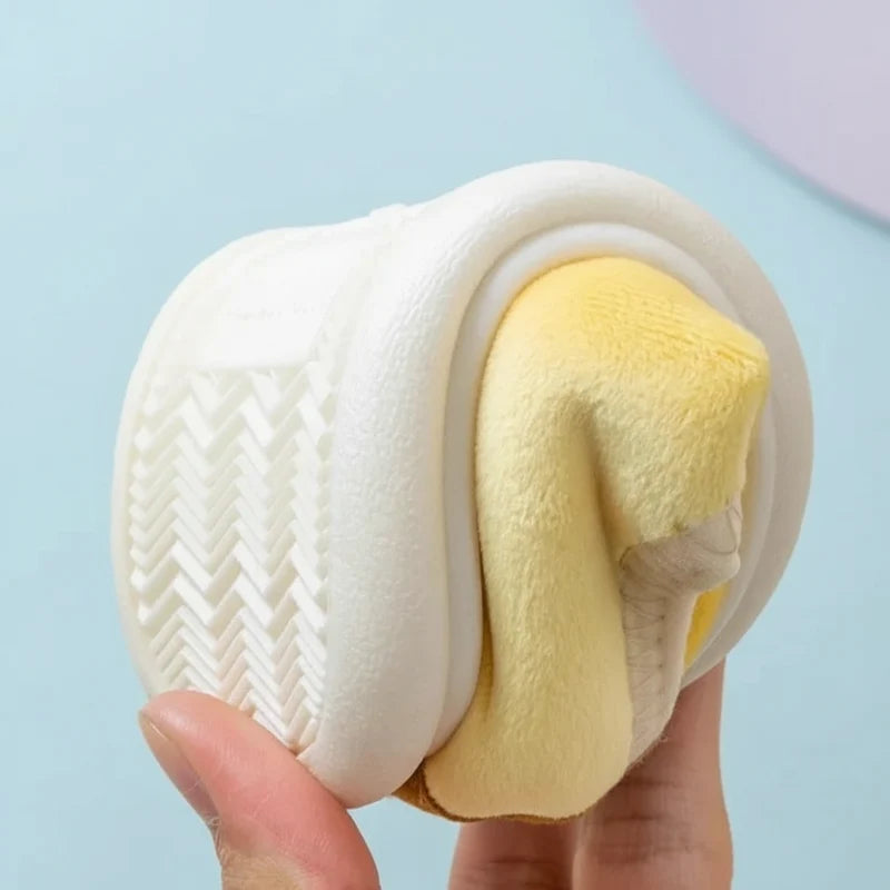 Pantoufles d’hiver douces pour enfants avec semelle antidérapante, doublure chaude, confort, chaussures d’intérieur pour tout-petits et enfants d’âge préscolaire | Sansoti