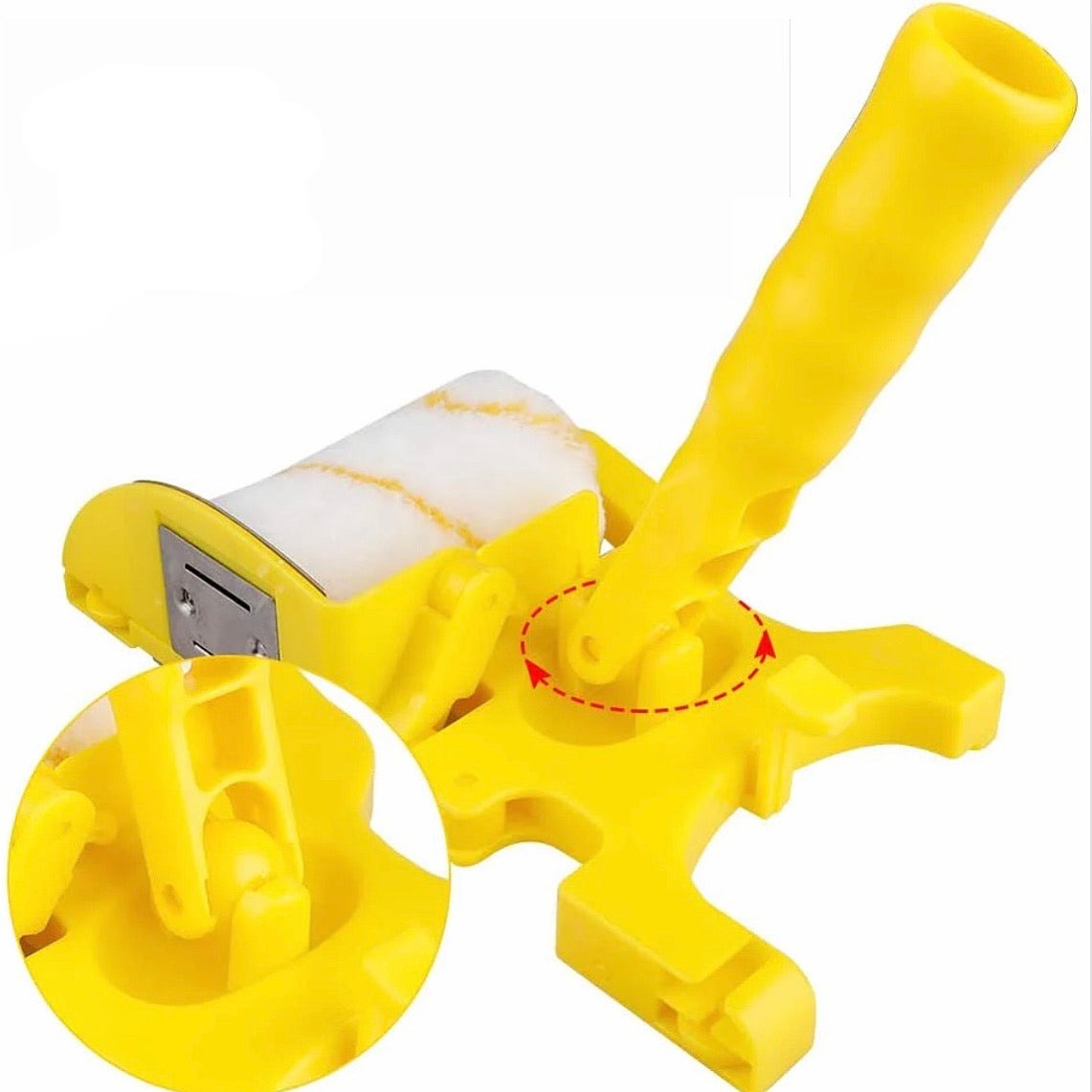 Verfroller met Reservoirs voor Hoeken en Randen – Incl. 3 Extra Rollers | Sansoti