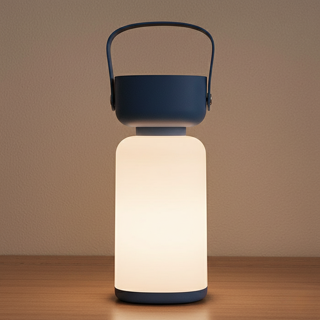Draagbare LED Tafellamp Cilinder – Waterdicht Modern Design Oplaadbaar USB | Sansoti