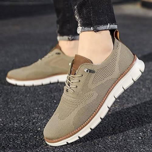 Chaussure orthopédique pour homme légère, tricotée, respirante, noire, beige, bleue, professionnelle et décontractée, confortable pour la marche | Sansoti
