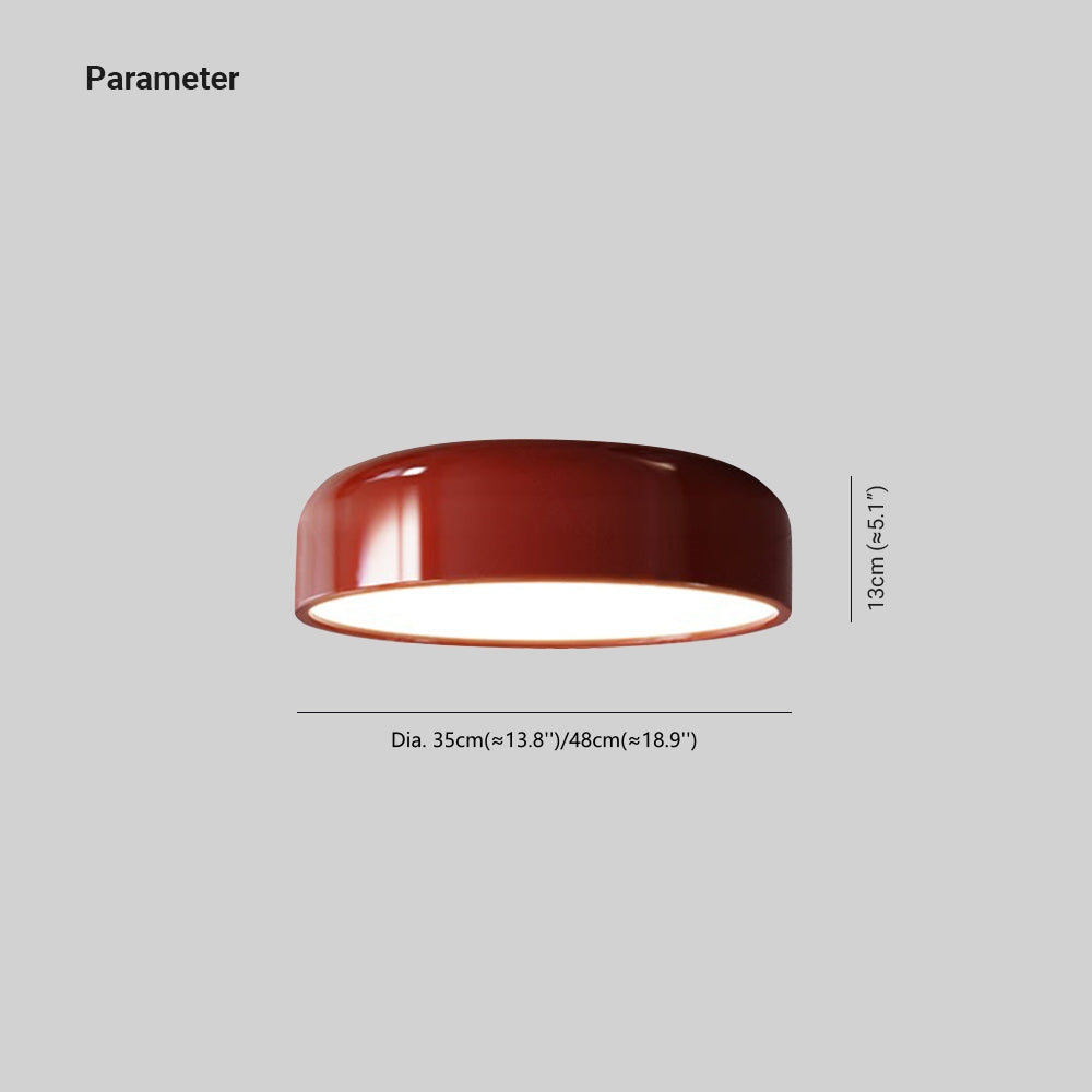 Metalen Plafondlamp Koepel Aria Dimbaar 3 Lichtkleuren Slaapkamer Keuken Studeerkamer | Sansoti