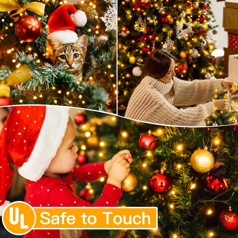 LED Waterfall Christmas Tree Lights Hanging Curtain Lights Dimmable with Remote Control Timer for Holidays | Sansoti