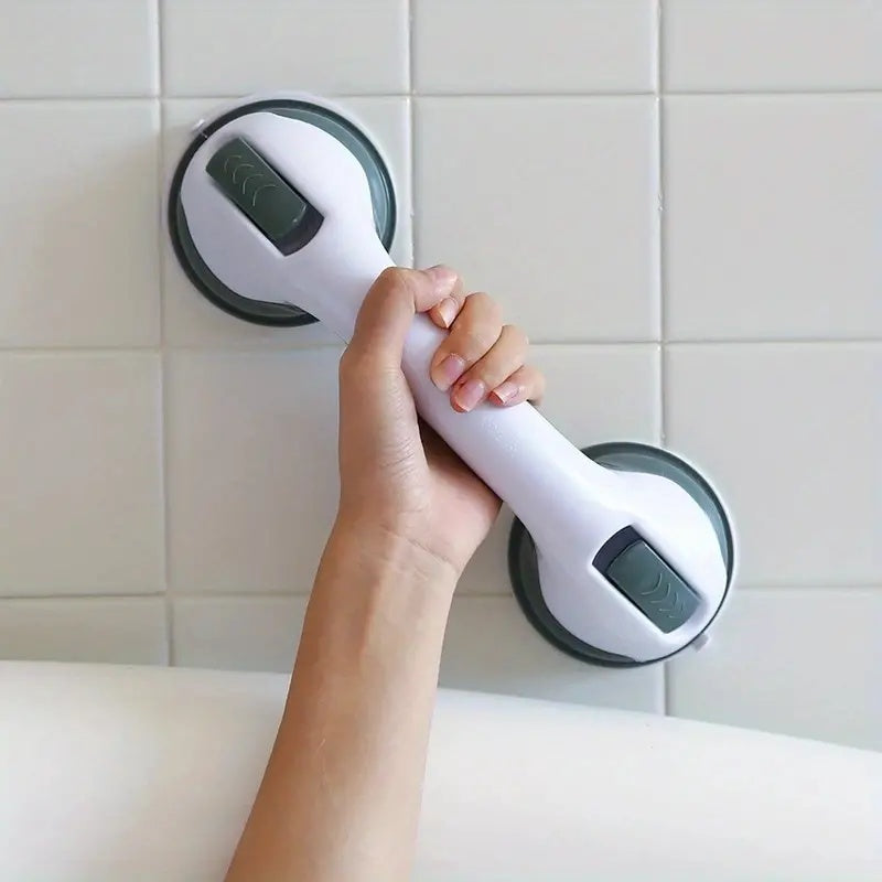 Zuignap Steungreep voor Badkamer – Antislip Veiligheidshandvat Douche Bad Zonder Boren voor Senioren en Ouderen | Sansoti