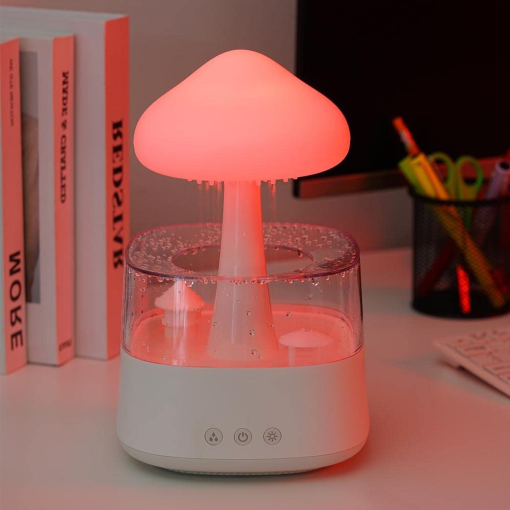 Cloud Humidifier with LED Night Light and Aromatherapy Function for Bedroom, Children's Room, or Workspace | Sansoti