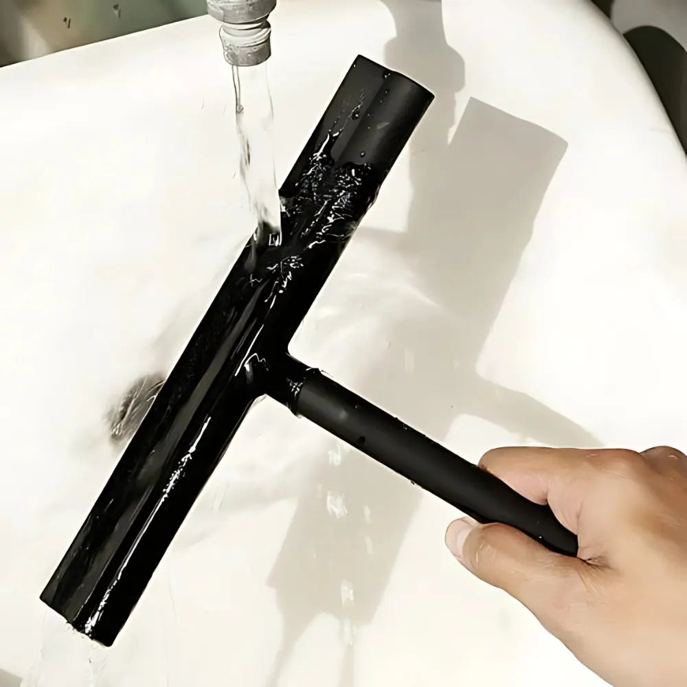 Modern Shower Squeegee with Silicone Blade for Glass Shower Walls and Bathroom Windows | Sansoti