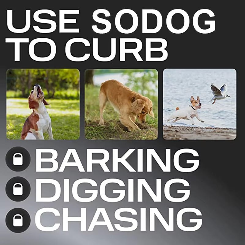Ultrasoon Trainingsapparaat voor Honden Oplaadbaar | Compact en Draagbaar voor Dagelijks Gebruik Onderweg | Handsfree Hondentraining met Onhoorbare Hoogfrequente Signalen | USB Oplaadbaar | Sansoti