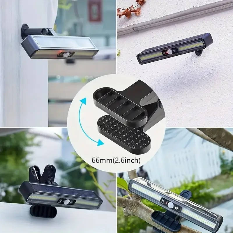 Applique d'extérieur sans fil à énergie solaire avec détecteur de mouvement, 36 LED, 400 lumens, éclairage de jardin, lot d'appliques murales | Sansoti