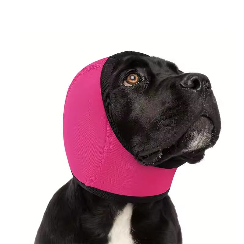 Oorbeschermer voor Honden – Verstelbaar Zacht Beschermkapje tegen Geluid en Lawaai voor Thuis Onderweg | Sansoti