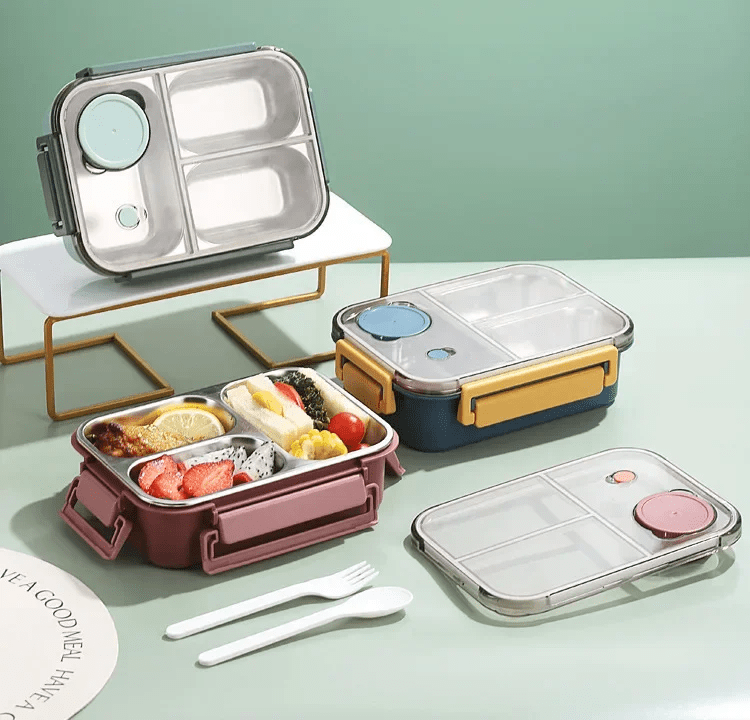Thermische Lunchbox 500ml Dubbelwandig Lekvrij Roestvrijstaal Voedselcontainer Voor Werk School Onderweg | Sansoti