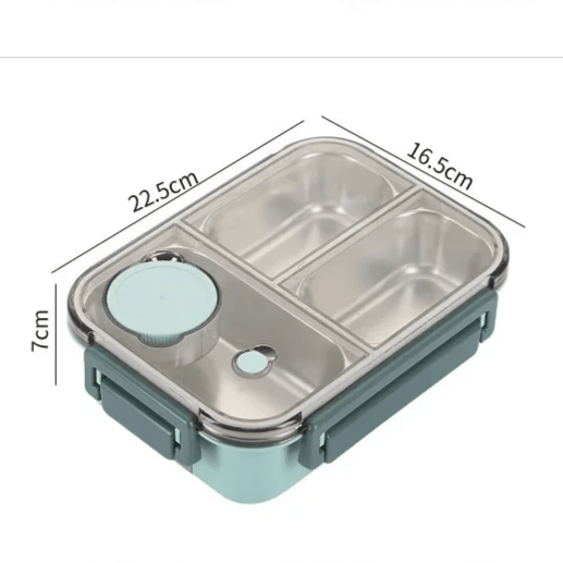 Thermische Lunchbox 500ml Dubbelwandig Lekvrij Roestvrijstaal Voedselcontainer Voor Werk School Onderweg | Sansoti
