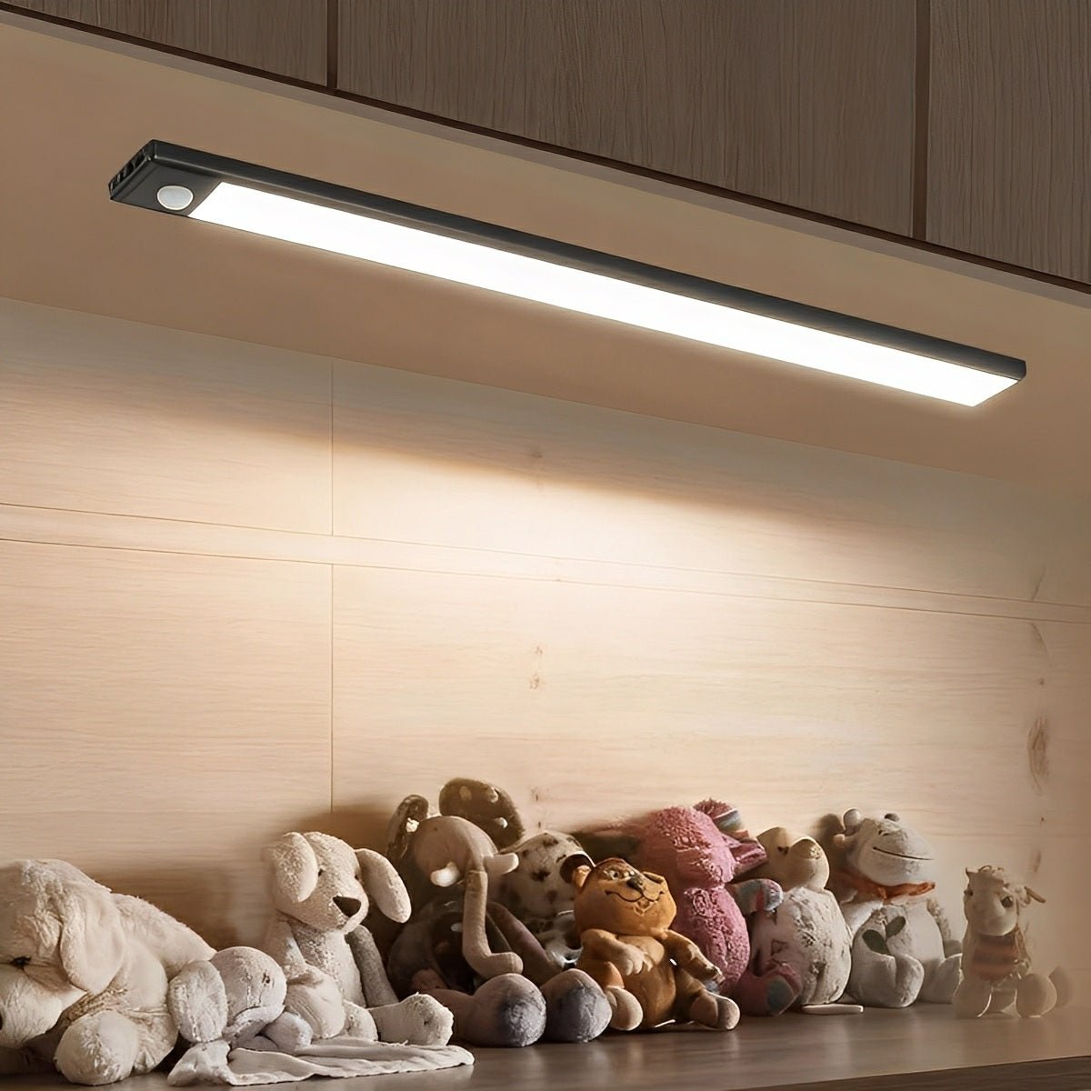 Kastverlichting LED Bewegingssensor Aluminium Zwart USB Oplaadbaar Onderkastlamp Keuken Kledingkast Nachtlamp Draadloos | Sansoti