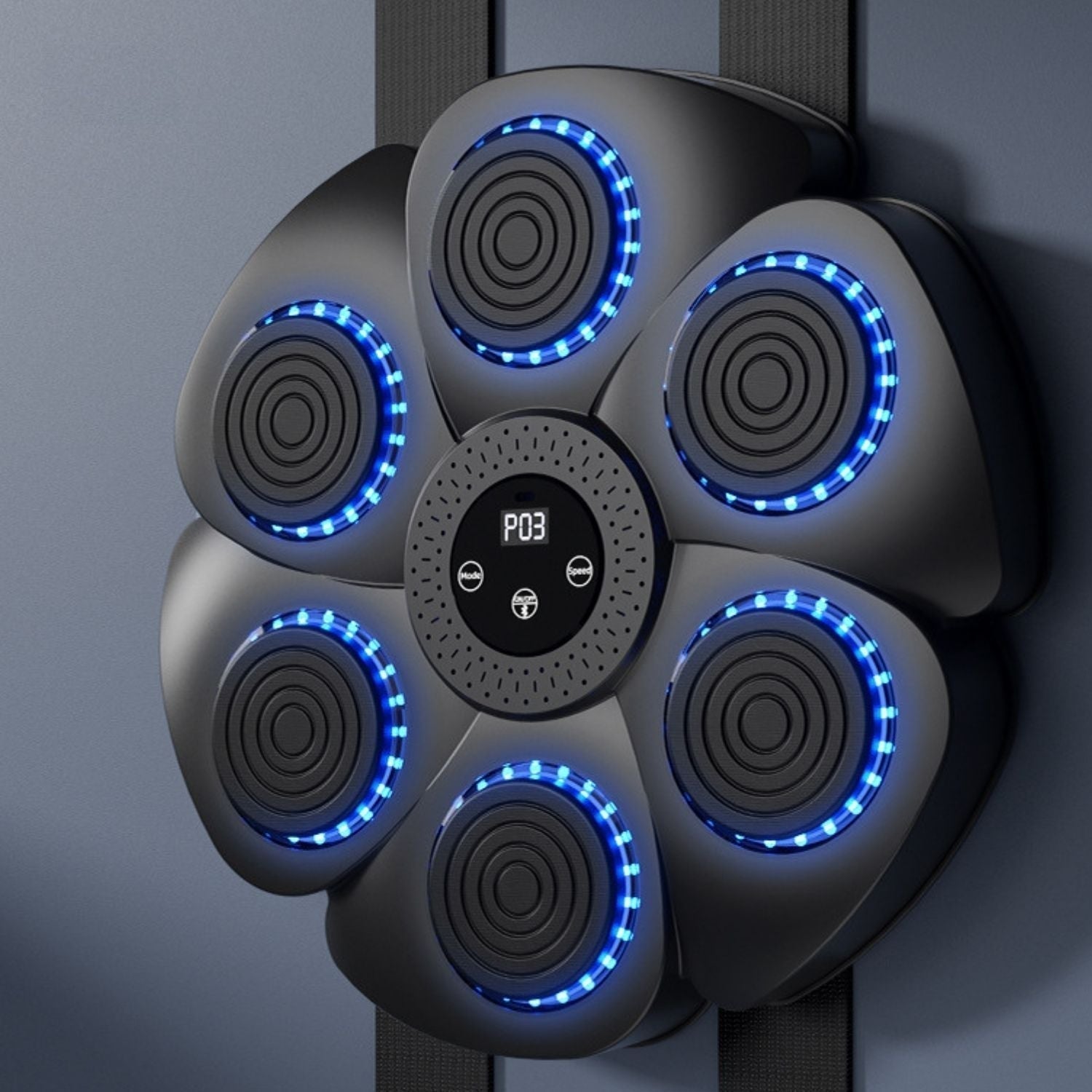 Interactieve Slimme Boksmachine met Bluetooth Muziek voor Thuis Cardio Kracht Reflexen Training Fitness | Sansoti