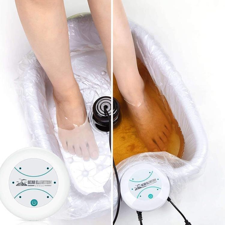 Ionisch Voetenbaad Systeem voor Thuis Detox Wellness Ontspanning Voetbad Apparaat met Elektrodes Spa | Sansoti