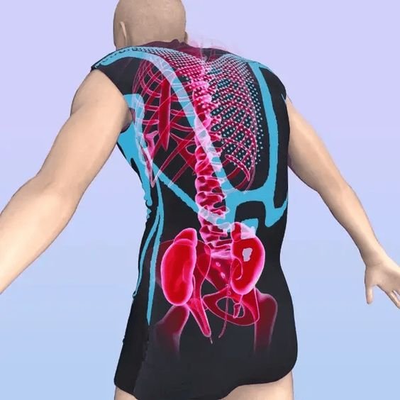 Compressievest voor Mannen met Houdingscorrectie Tourmalijn Technologie Rugondersteuning Sportkleding | Sansoti